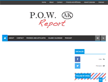 Tablet Screenshot of powreport.com